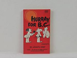 lot 78 image: Hurray for B.C. and Rockin Roll by Johnny Hart Fawcett Gold Medal Paperbacks