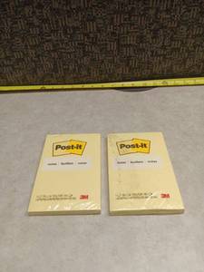 lot 227 image: 3M Post-it Notes 4in x 6in 100 Sheets Pack (2)