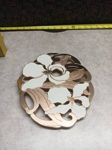 lot 260 image: KMA Rogers Ltd Floral Trivet Tarnish-Resistant