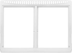 lot 152215 image: 240364787 Refrigerator Crisper Drawer Cover Frame Crisper Pan Cover Compatible with Frigidaire Refrigerator-Replaces 240364714, 240364725, 240364778, 240364794
