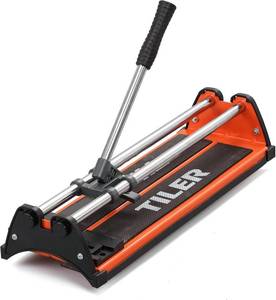 lot 152221 image: Manual Tile Cutter, 14 Inch Professional Ceramic Tile Cutter with Durable & Sharp Tungsten Carbide Cutting Wheel, Tile Cutter Tools for Cutting Porcelain Floor with Anti-slip Handle & Feet