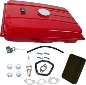 lot 152224 image: JJing Universal 7 Gallon Generator Gas Fuel Tank Compatible with Honda EC6500 EM6500 EM5000S EB6500 Predator Champion Chicago ETQ HomeSite UST Wen 5000 5500 6500 7500 8750 9000 and More Generators