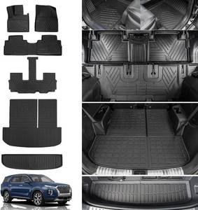 lot 152231 image: Rongtaod Floor Mats Set for 2020-2025 Hyundai Palisade