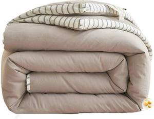 lot 251681 image: Fluffy Warm Comforter, All Season Quilt Bedding, Soft Breathable Duvet Blanket with Box Stitch, Lightweight Microfiber Filling, Cozy Home Style, Smooth Touch Surface, Easy Care Washable