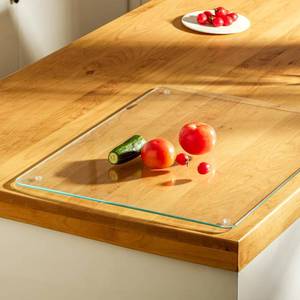 lot 351873 image: Large Tempered Glass Cutting Boards For Kitchen 18 x 24- High Transparency for Countertop Protection, Scratch-Resistant, Heat-Resistant, Dishwasher safe(XX-Large)