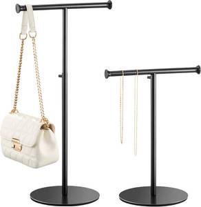 lot 351891 image: niffgaff 2 Pack 15-24 T Bar Purse Display Stand Tabletop