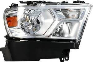 lot 351898 image: Retails for $258 Halogen Headlight Assembly Compatible with Ram 1500 2019-2024