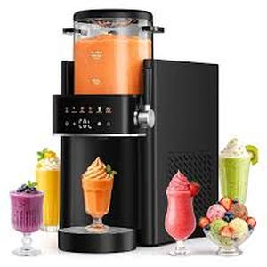 lot 452226 image: Retails for $150 Slushie Machine for Home - Frozen Drink & Ice Cream, Black