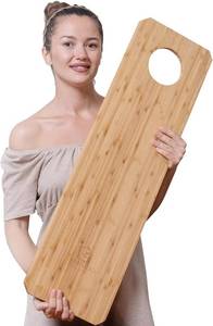 lot 452239 image: Extra Large Charcuterie Board, 31x8 inch Bamboo