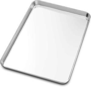 lot 452243 image: 19.6 inch Baking Sheet, Stainless Steel Baking Pans Cookie Sheet Oven Tray