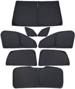 lot 161613 image: Retails for $161 Car Windshield Folding Sunshade Cover Sun Shade Visor Curtain Accessories Compatible with Geely Monjaro Manjaro Xingyue L(Full set-8pcs)