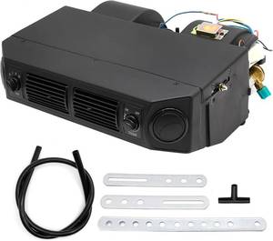 lot 261651 image: Saihisday BEU-404-100 AUTO AC Air Conditioning Evaporator Assembly Kit 2 Vents 3 Speed 12V Electrical Thermostat 4Max Air Volume 600 CFM, Under-Dash AC Heating Cooling Unit for Car Truck