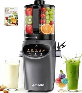 lot 361613 image: Retails for $118 Juicer Machines with 6.5 Large Chute,3-in-1 Cold Press Juicer for Whole Vegetables Fruits 450W, Masticating juicer Easy to Clean Juice Extractor Machine for Making Nut Mike, (Advanced Space Gray)