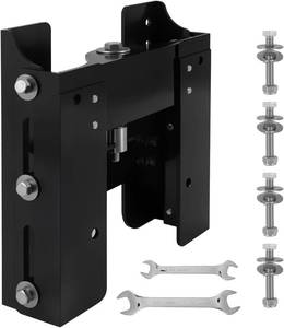 lot 361650 image: Retails for $150 4-Inch Manual Power Lift Setback Jack Plate for Up to 60 HP Outboard Boat Motors   Transom Mount TC-2507