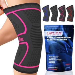 lot 361659 image: UFlex Athletics Compression Knee Brace for Women & Men Neoprene Knee Sleeves Support for Sports, Running, Weightlifting, Arthritis, Meniscus Tear, ACL