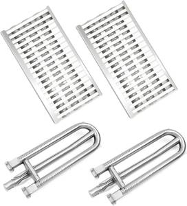 lot 461475 image: Retails for $200 Ceramic Rod Radiant Tray Stainless Steel Grill Heat Plates Grill Burners Briquette Tray for DCS Grill Parts Replacement for DCS36 BGB36-BQARL, DCS48 BGB48-BQARN, 27DBQR, DCS27FS-BQR