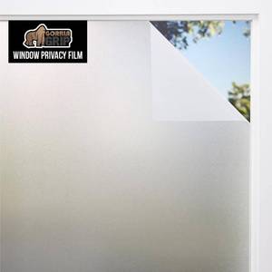 lot 461502 image: Gorilla Guard Window Privacy Film, Two Way Sun Blocking, 29.5x78.7 Frosted