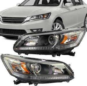 lot 461510 image: Retails for $189 Headlight Assembly Compatible with 2013-2015 Honda Accord 4-Door Sedan Halogen Headlamp Replacement - Left Driver&Right Passenger Side HO2502151 HO2503151