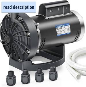 lot 261640 image: Retails for $349 Aquastrong PB4-60 Pool Booster Pump, Pure Copper Motor, 34 HP, Dual Voltage 115V230V, Low Noise, Wide Compatibility, Easy Installation for Pressure-Side Pool Cleaners Vac-Sweep 280, 380, 3900-Black