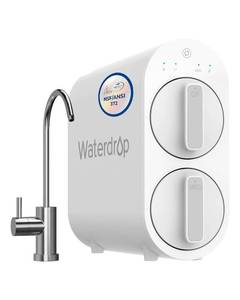 lot 171412 image: Retails for $240 Waterdrop G2 Reverse Osmosis System, 400 GPD Tankless RO Water Filtration  7 Stage RO Water Filtration, NSFANSI 372 Certified, Under-Sink Water Filtration System, 11 Pure to Drain, TDS Reduction