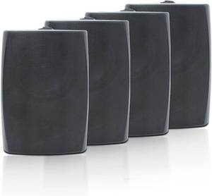 lot 261612 image: Retails for $170 STUDIOFINIX 6.5 Inch Outdoor Speakers Wall-Mounted 800W - Waterproof and High-Performance Audio Solution for IndoorOutdoor,Home,Patio,Garden,Backyard(4 Passive Speakers BundleBlack)
