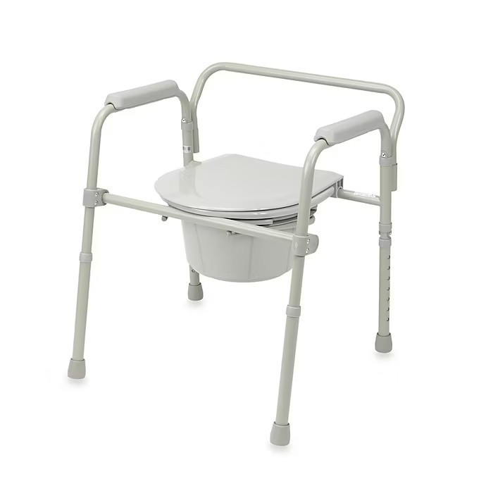 lot 1579 image: Drive Medical Folding Steel Commode