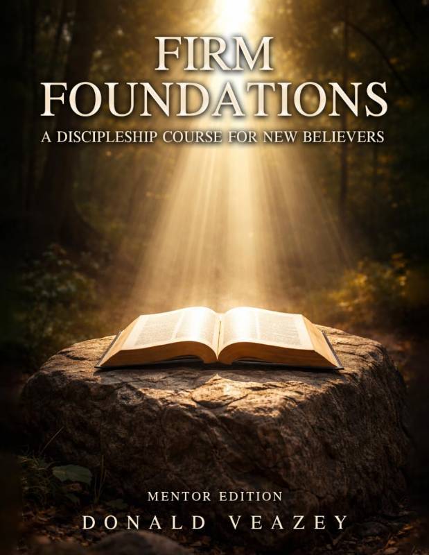 lot 1635 image: Firm Foundation A Discipleship Course For New Believers (Mentor Edition)