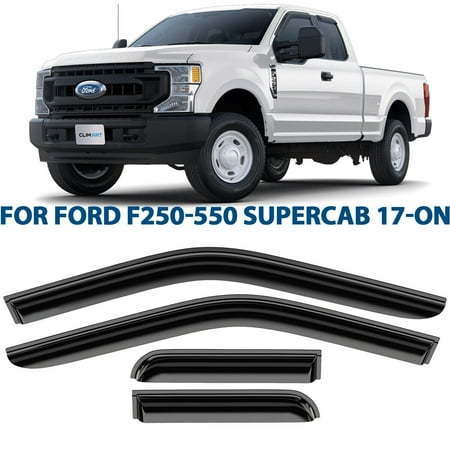 lot 1656 image: $70 CLIM ART Rain Guards for Ford F-250 to F-550 Super Duty 2017-2024 Super