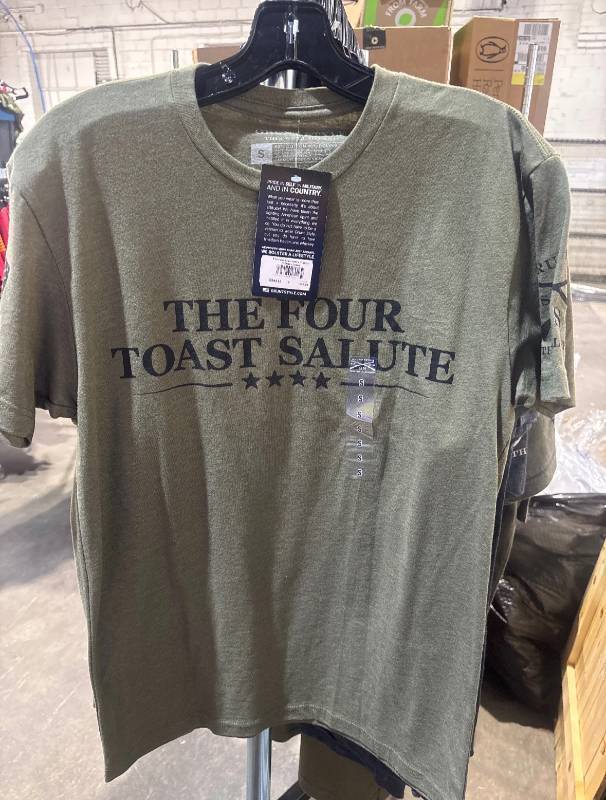 lot 1729 image: Grunt Style Four Toast Salute Shirt - Military Green - Small