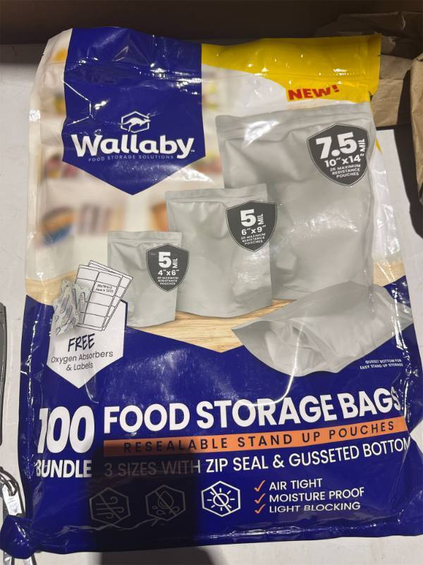 lot 1547 image: Wallaby Food Storage Bags