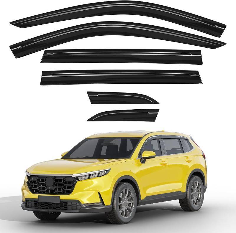 lot 1254 image: $49 Low Profiles 6-PCS Extra-Thick Rain Guards for Honda CR-V 2023-2026