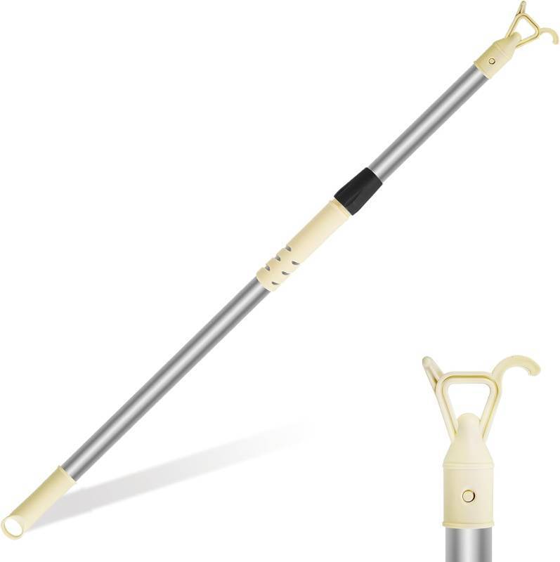lot 1297 image: 55-100 in Adjustable Telescoping Pole with Hook for Skylight Blinds   Wand
