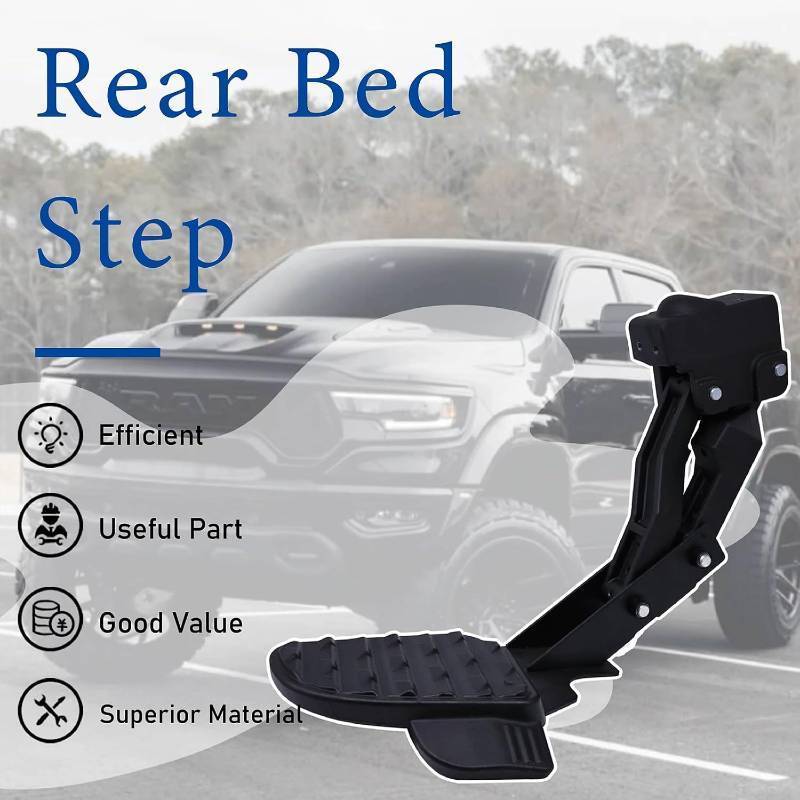 lot 1346 image: $90 Rear Bed Step Tailgate Bedstep Compatible with 2019-2024 Dodge Ram 2500