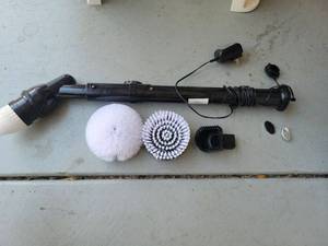 lot 48 image: Electric  Surface Cleaner Attachment Kit with Brush Heads - Retail $0