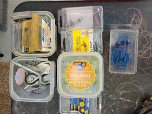 lot 65 image: Fasteners & Hardware Lot - Screws Bolts Anchors Assorted - Retail $0