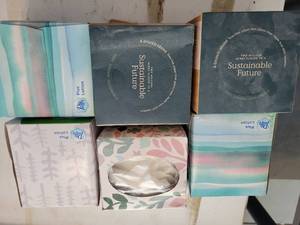 lot 71 image: 6 Pack Bath Tissue Assorted Designs - Retail $0