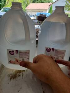 lot 75 image: Parents Choice Distilled Water 1 Gallon 2-Pack - Retail $0