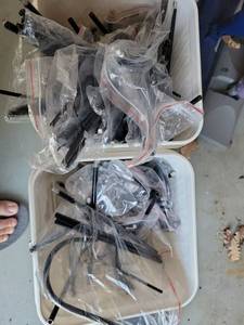 lot 87 image: Lot of Garden Hooks Hangers Plant StandsChristmas light holder  Multiple Units approximately 50 - Retail $0