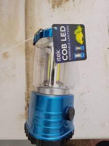 lot 132 image: itek COB LED Dimmable Lantern - Retail $0