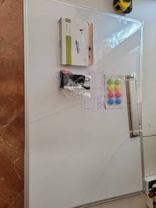 lot 214 image: Dry Erase Markers Set with Whiteboard and Accessories 23.5x35.5