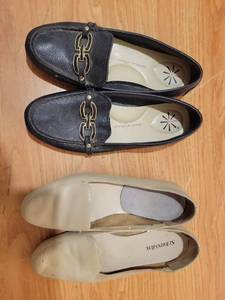 lot 361 image: Isaac Mizrahi Live & St. Johns Bay Womens Flats Lot of 2 Pairs