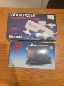lot 378 image: Professional Massager and Travel Steam Iron