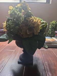lot 443 image: Fake Greenery and Vase