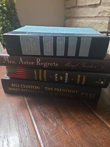 lot 447 image: Book Lot Readers Digest Condensed Books, Mrs. Astor Regrets, State of Terror, The President Is Missing (4 books)