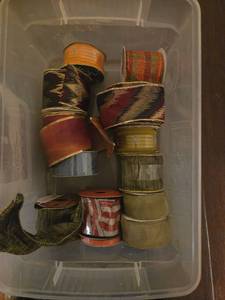 lot 496 image: Decorative Ribbon Spools