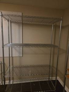 lot 506 image: 18W x 48L x 75 T  Large Wire Shelf