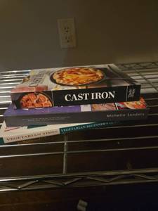 lot 517 image: Cookbook Lot of 3 �� Taste of Home Cast Iron, Air Fryer Cookbook Michelle Sanders, Vegetarian Times Beginners Guide