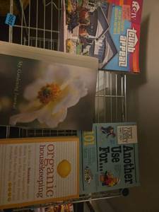 lot 523 image: Lot of 4 Books My Gardening Journal, Organic Housekeeping