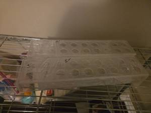 lot 544 image: Clear Plastic Storage Organizer