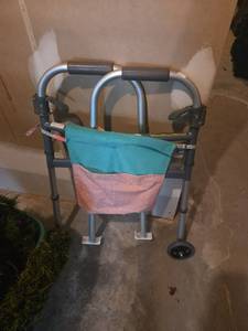 lot 576 image: Walker with Seat and Storage Pouch